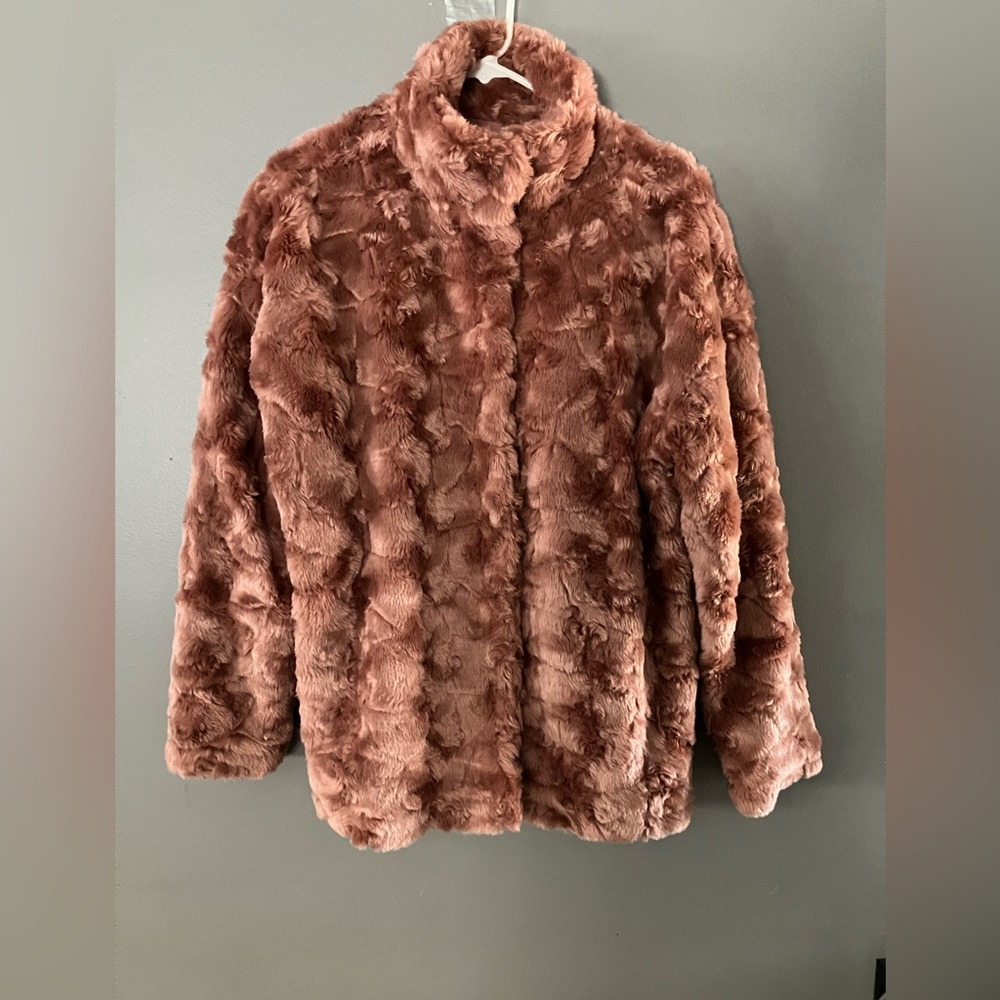 Worn Once! Like Brand New! Forever 21 Faux Fur Jacket